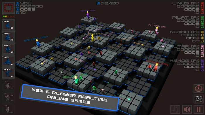 Скриншот из игры Cubemen