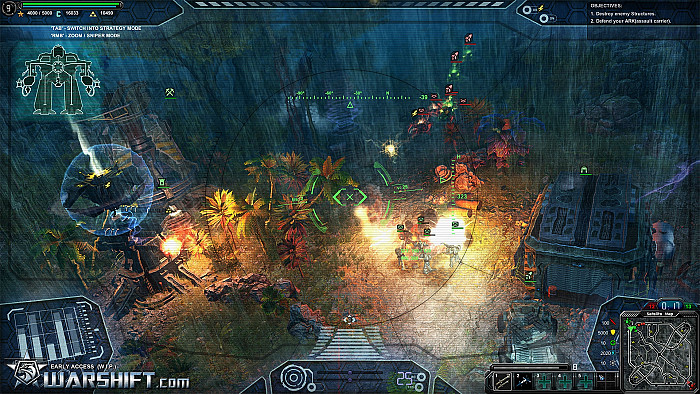 Скриншот из игры WARSHIFT