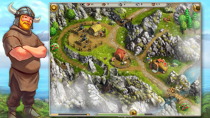 Скриншот из игры Viking Saga: The Cursed Ring