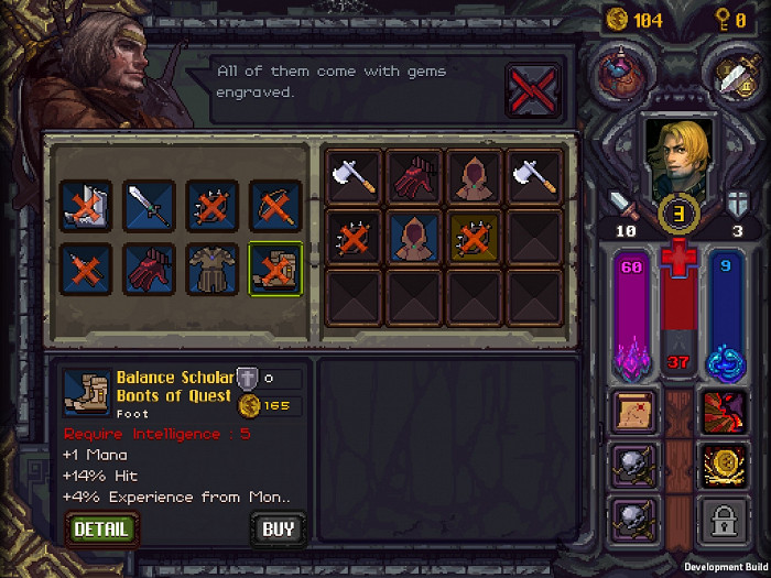 Скриншот из игры Runestone Keeper