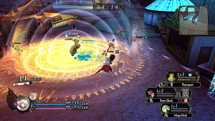 Скриншот из игры Nights of Azure