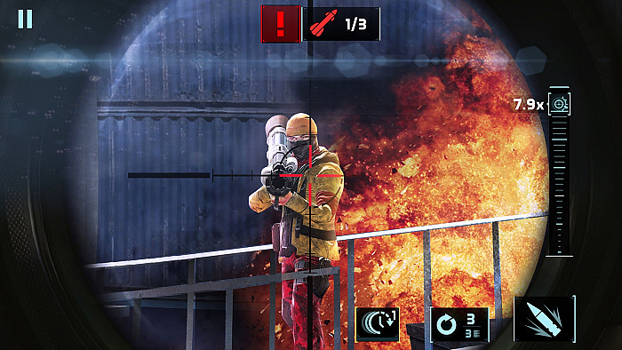Скриншот из игры Sniper Fury