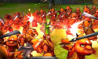 Скриншот из игры Hyrule Warriors Legends