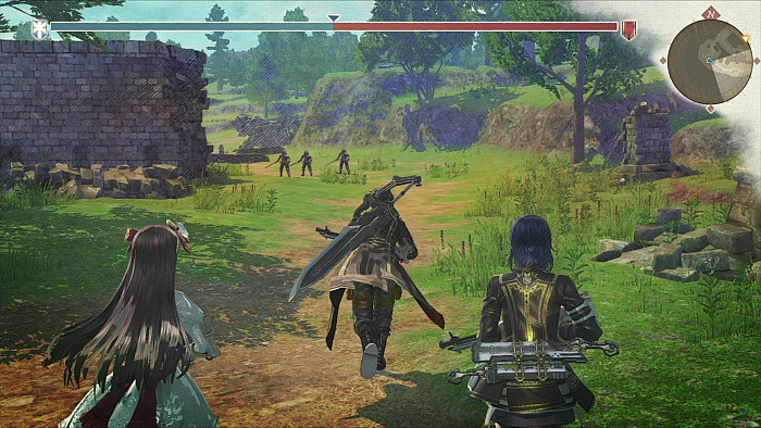 Скриншот из игры Valkyria:  Revolution