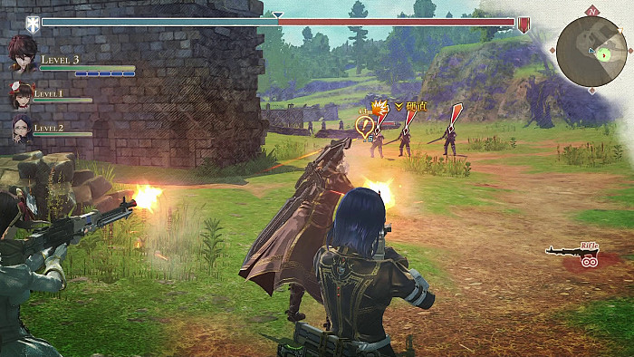 Скриншот из игры Valkyria:  Revolution