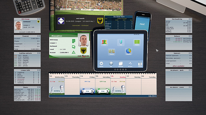Скриншот из игры Club Manager 2016