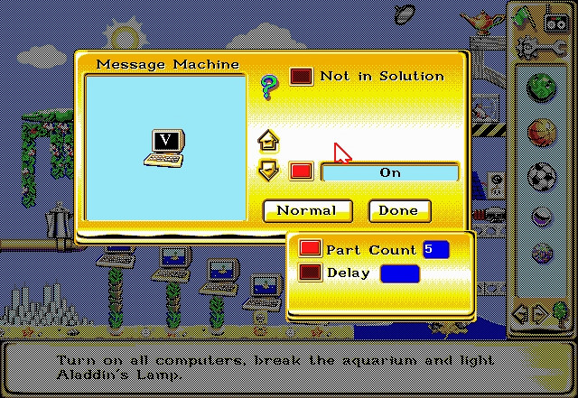 Скриншот из игры Incredible Machine 2