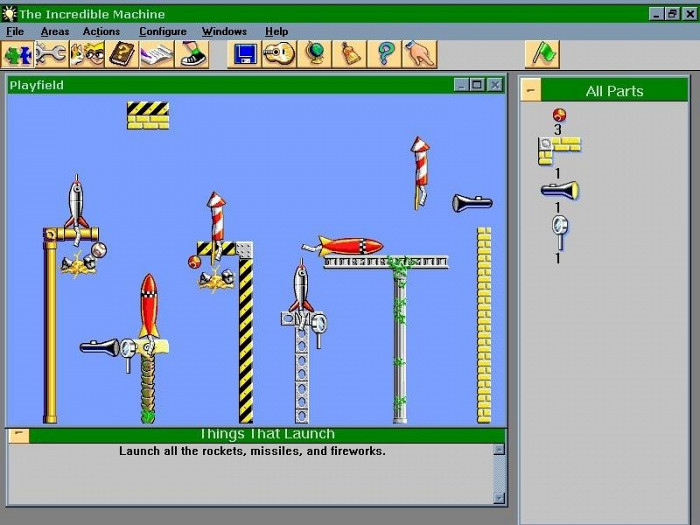 Скриншот из игры Incredible Machine Version 3.0, The