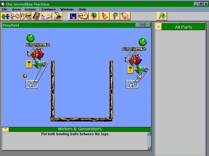 Скриншот из игры Incredible Machine Version 3.0, The