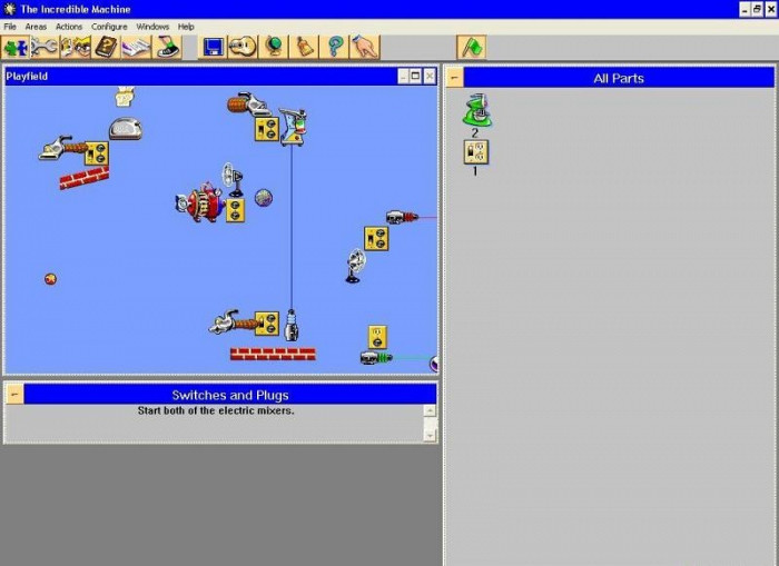 Скриншот из игры Incredible Machine Version 3.0, The