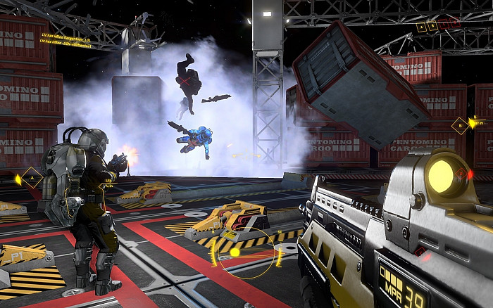 Скриншот из игры Shattered Horizon