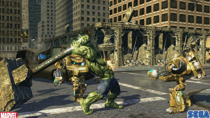 Скриншот из игры Incredible Hulk