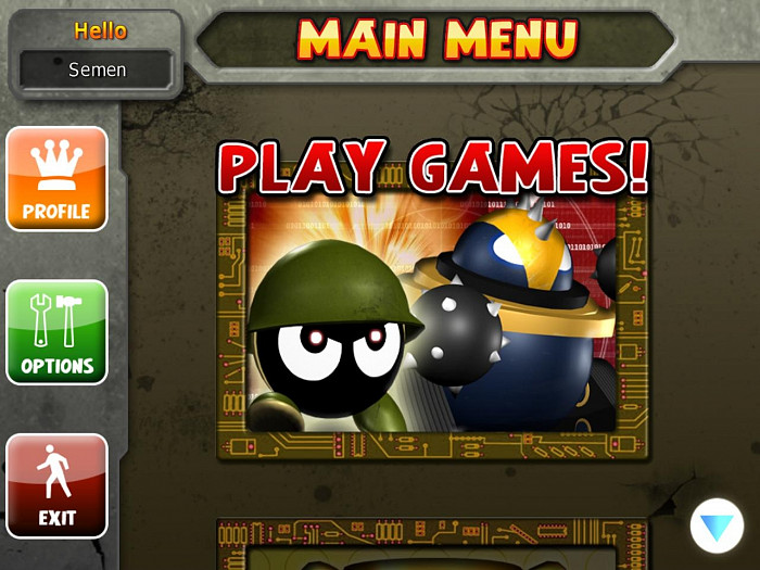 Скриншот из игры Mini Robot Wars