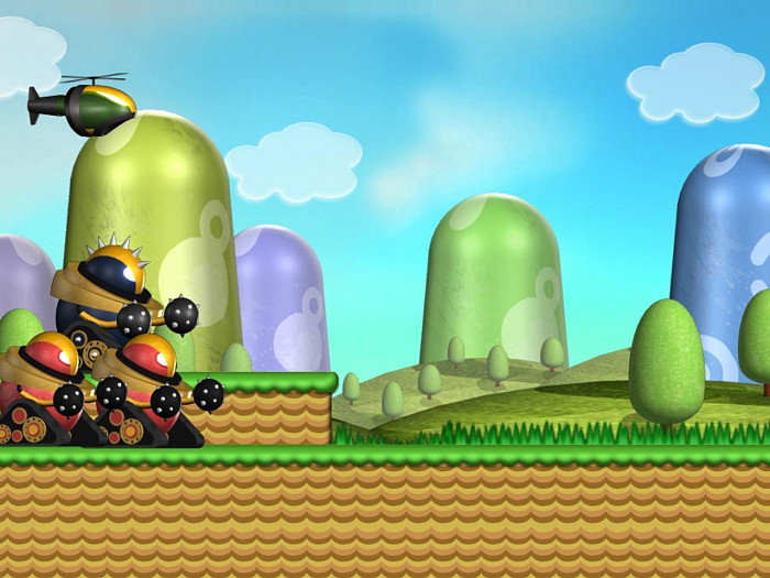 Скриншот из игры Mini Robot Wars
