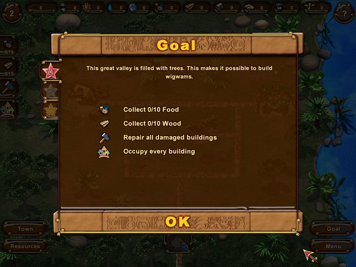 Скриншот из игры Aztec Tribe: New Land