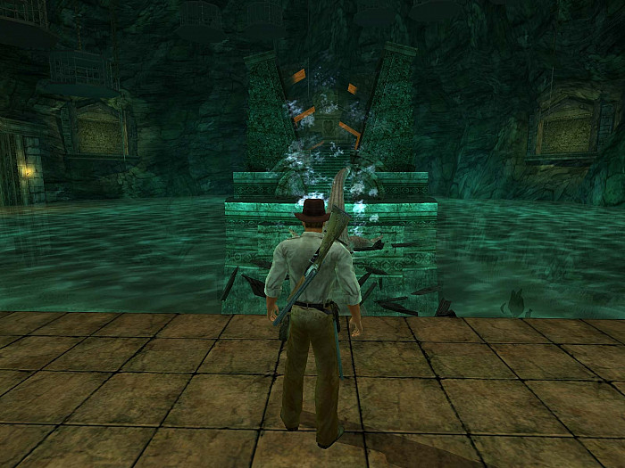 Скриншот из игры Indiana Jones and the Emperor's Tomb