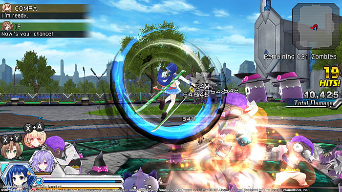 Скриншот из игры MegaTagmension Blanc + Neptune VS Zombies