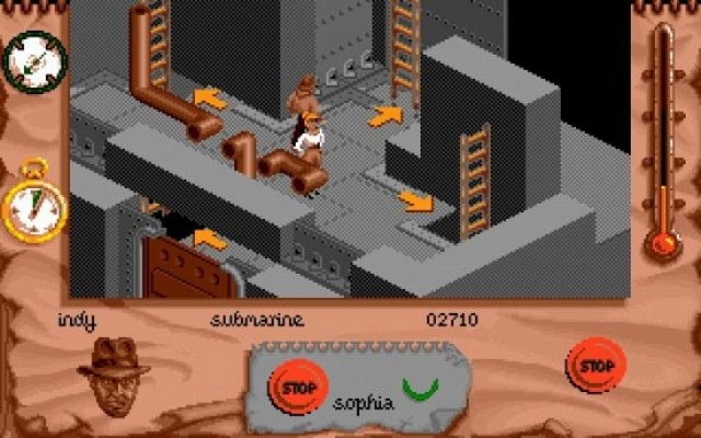 Скриншот из игры Indiana Jones and the Fate of Atlantis: The Action Game