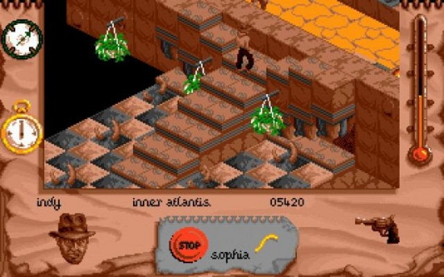 Скриншот из игры Indiana Jones and the Fate of Atlantis: The Action Game