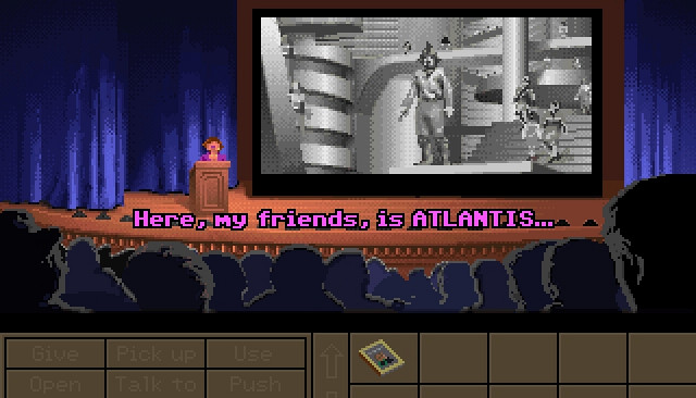 Скриншот из игры Indiana Jones and the Fate of Atlantis: The Graphic Adventure