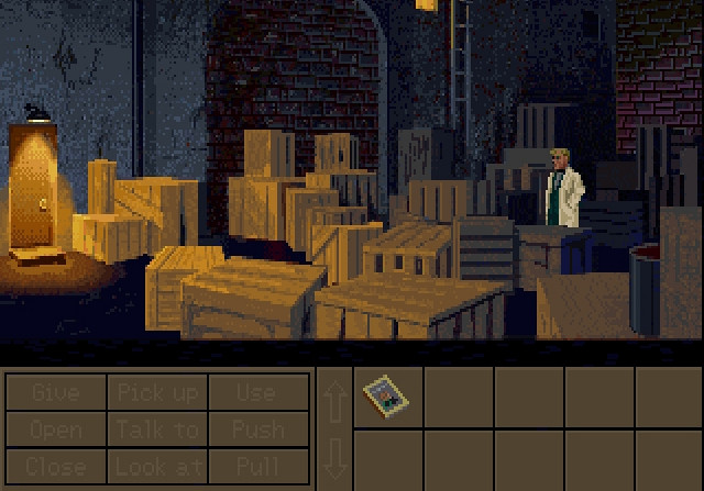 Скриншот из игры Indiana Jones and the Fate of Atlantis: The Graphic Adventure