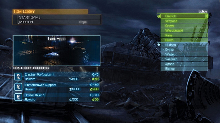 Скриншот из игры Aliens Colonial Marines