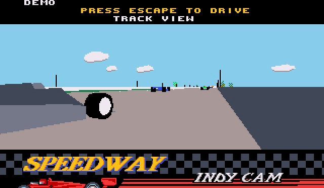 Скриншот из игры Indianapolis 500: The Simulation