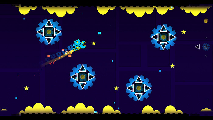 Скриншот из игры Geometry Dash