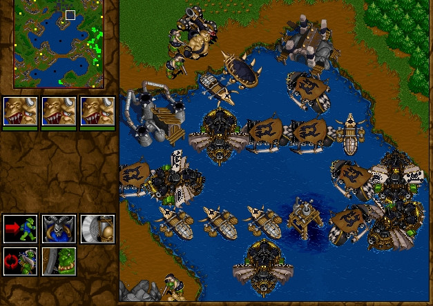 Скриншот из игры Warcraft 2: Tides of Darkness