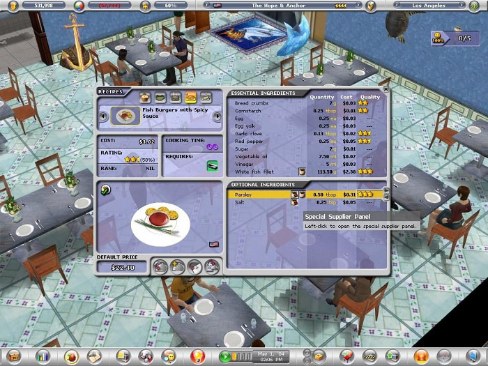 Скриншот из игры Restaurant Empire 2
