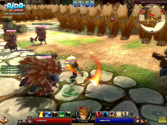 Скриншот из игры Aida Arenas