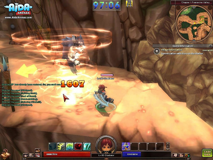 Скриншот из игры Aida Arenas