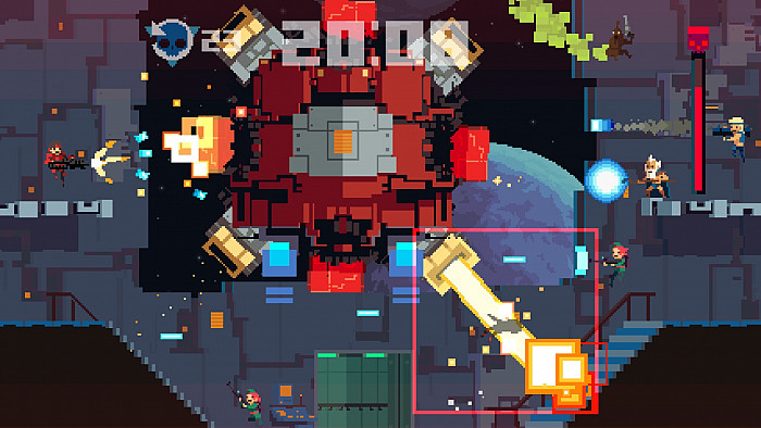 Скриншот из игры Super Time Force Ultra