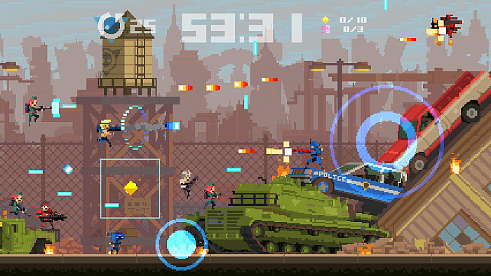 Скриншот из игры Super Time Force Ultra