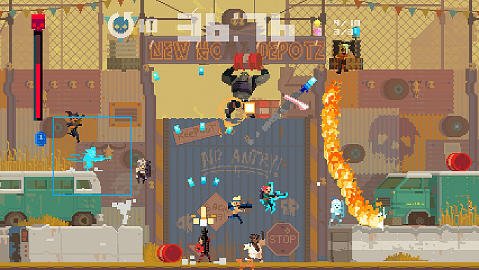 Скриншот из игры Super Time Force Ultra