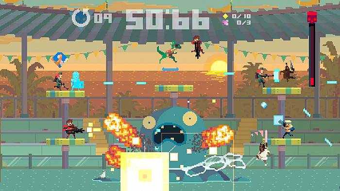 Скриншот из игры Super Time Force Ultra