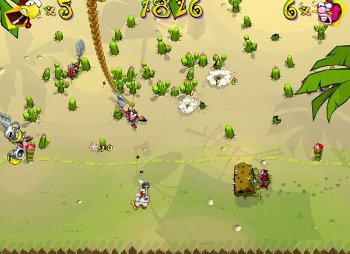 Скриншот из игры Revenge of the Chicken