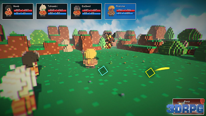 Скриншот из игры 3DRPG