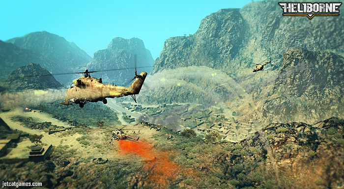 Скриншот из игры Heliborne