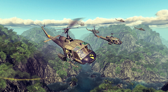 Скриншот из игры Heliborne