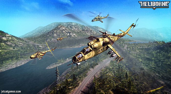 Скриншот из игры Heliborne