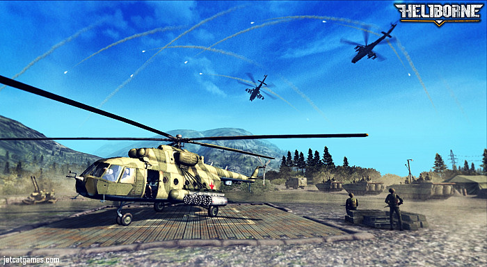 Скриншот из игры Heliborne