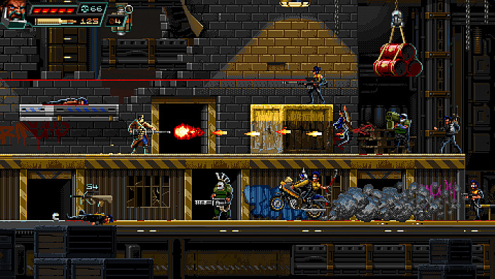 Скриншот из игры Huntdown