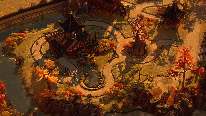 Скриншот из игры Shadow Tactics: Blades of the Shogun