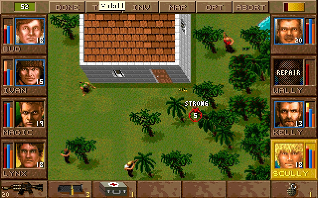 Скриншот из игры Jagged Alliance