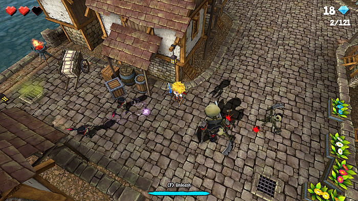 Скриншот из игры Tiny Knight