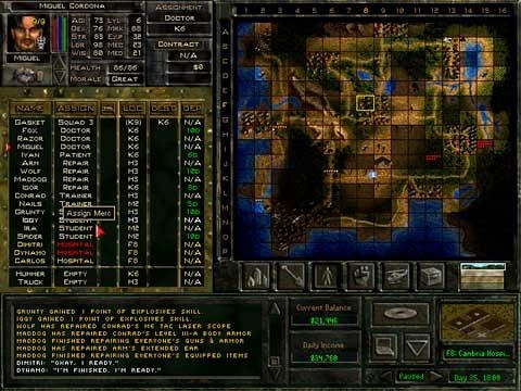 Скриншот из игры Jagged Alliance 2: Wildfire