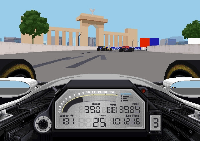 Скриншот из игры IndyCar Racing 2