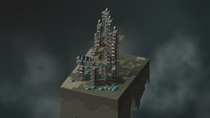 Скриншот из игры Block'hood