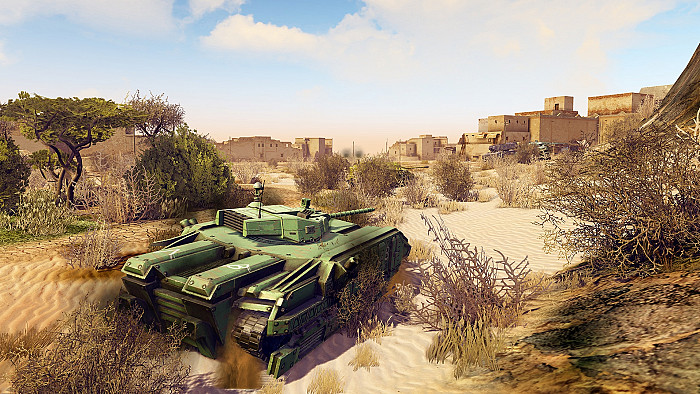 Скриншот из игры Infinite Tanks